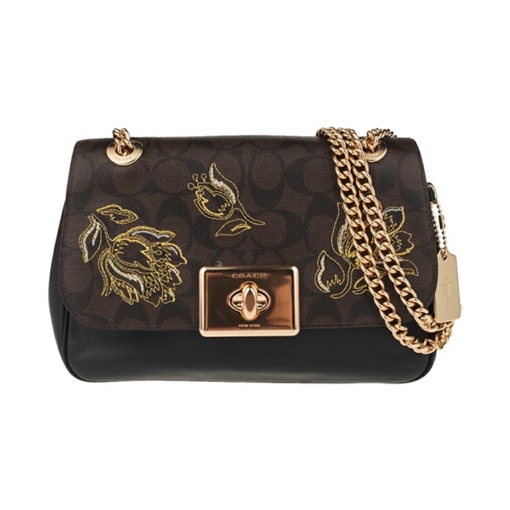 Coach Cassidy Crossbody Tulip Print Embroidery